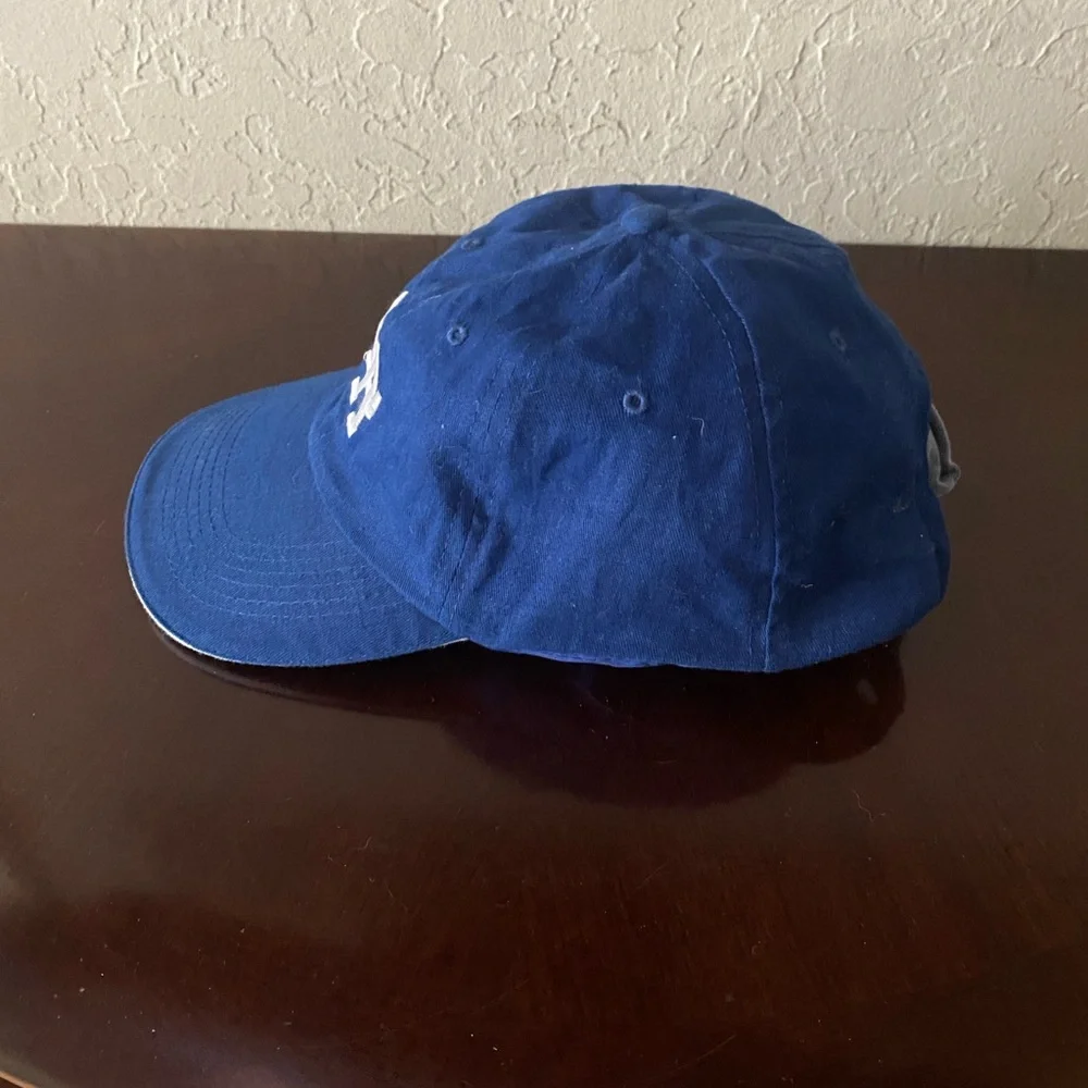 Vintage LA Dodgers Farmer John Promo Hat Blue Adjustable Dad Cap MLB Giveaway